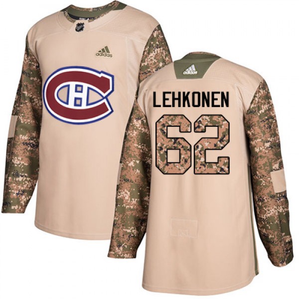 Adidas Montreal Canadiens #62 Artturi Lehkonen Cam...