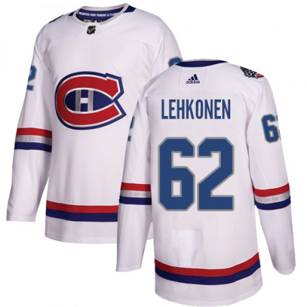 Adidas Montreal Canadiens #62 Artturi Lehkonen Whi...