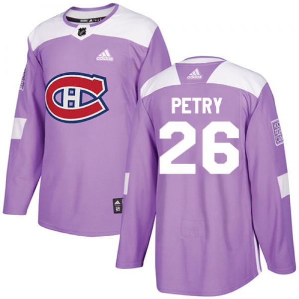 Adidas Montreal Canadiens #26 Jeff Petry Purple Au...