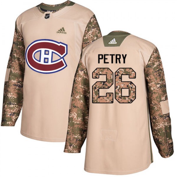 Adidas Montreal Canadiens #26 Jeff Petry Camo Auth...