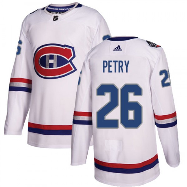 Adidas Montreal Canadiens #26 Jeff Petry White Aut...