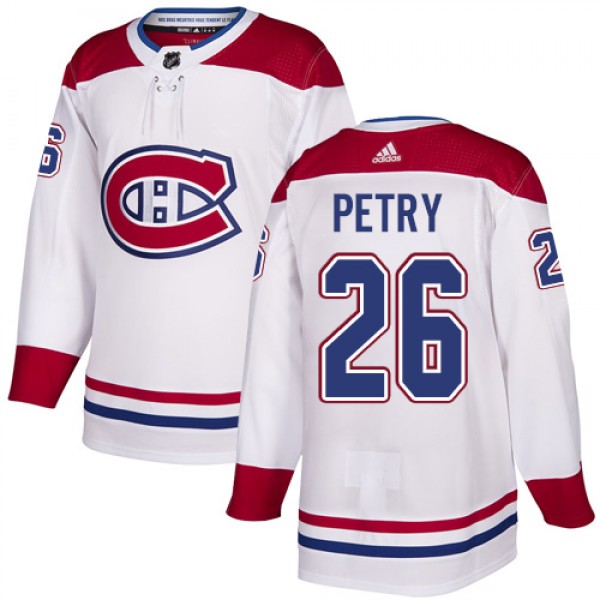 Adidas Montreal Canadiens #26 Jeff Petry White Roa...