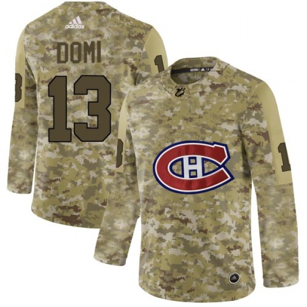 Adidas Montreal Canadiens #13 Max Domi Camo Authen...