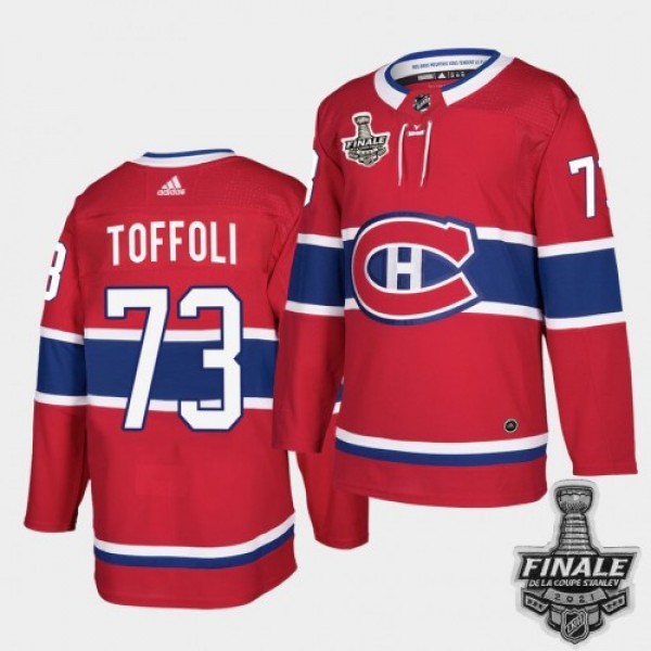 Adidas Montreal Canadiens #73 Tyler Toffoli Red Ho...