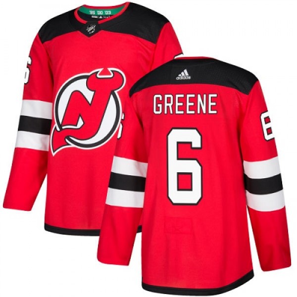 Adidas New Jersey Devils #6 Andy Greene Red Home A...