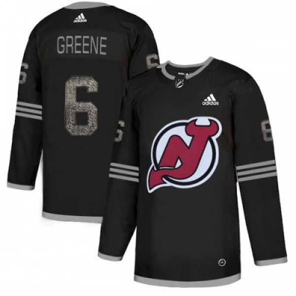 Adidas New Jersey Devils #6 Andy Greene Black Auth...