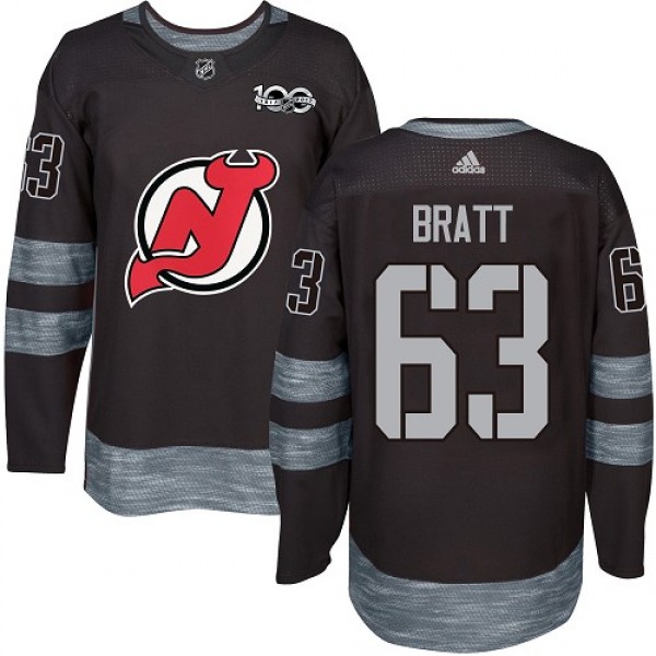 Adidas New Jersey Devils #63 Jesper Bratt Black 19...