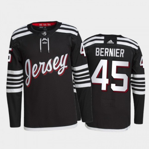 Adidas New Jersey Devils #45 Jonathan Bernier Men&...