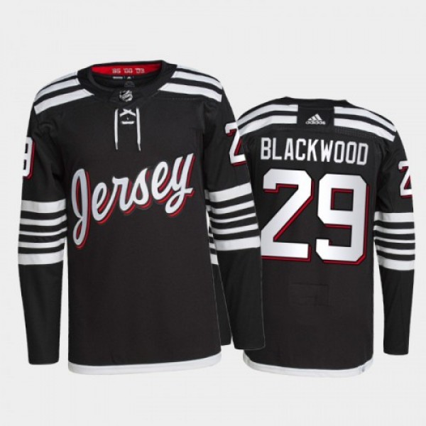 Adidas New Jersey Devils #29 Mackenzie Blackwood M...