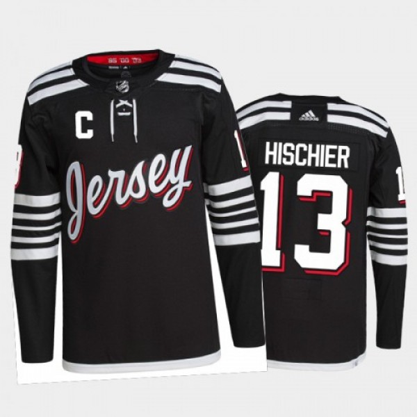 Adidas New Jersey Devils #13 Nico Hischier Men...