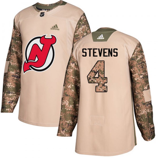 Adidas New Jersey Devils #4 Scott Stevens Camo Aut...