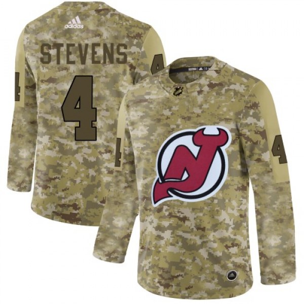 Adidas New Jersey Devils #4 Scott Stevens Camo Aut...