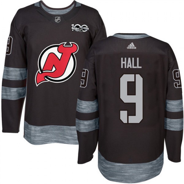 Adidas New Jersey Devils #9 Taylor Hall Black 1917...