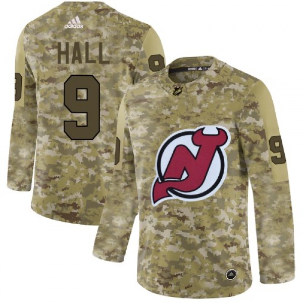 Adidas New Jersey Devils #9 Taylor Hall Camo Authe...