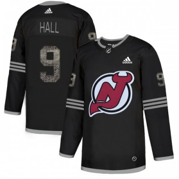 Adidas New Jersey Devils #9 Taylor Hall Black Auth...