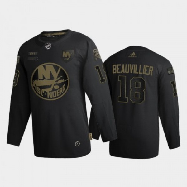 New York New York Islanders #18 Anthony Beauvillie...