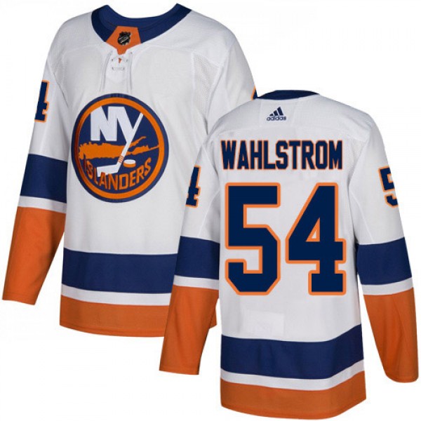 Adidas New York Islanders #54 Oliver Wahlstrom Whi...