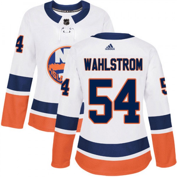 Adidas New York Islanders #54 Oliver Wahlstrom Whi...