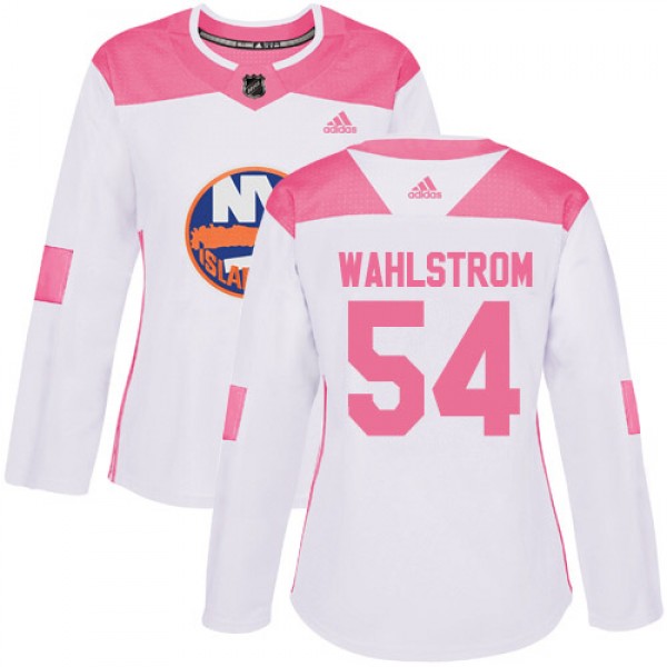 Adidas New York Islanders #54 Oliver Wahlstrom Whi...
