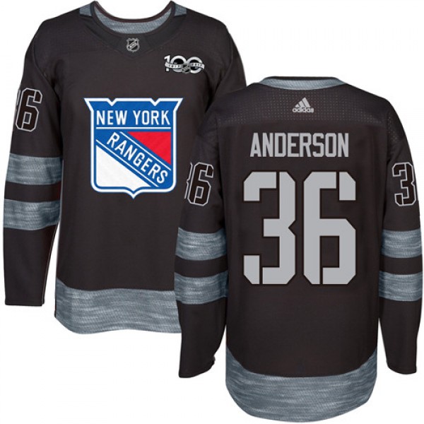 Adidas New York Rangers #36 Glenn Anderson Black 1...