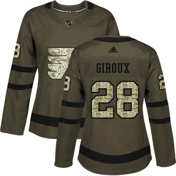 Adidas Philadelphia Flyers #28 Claude Giroux Green...