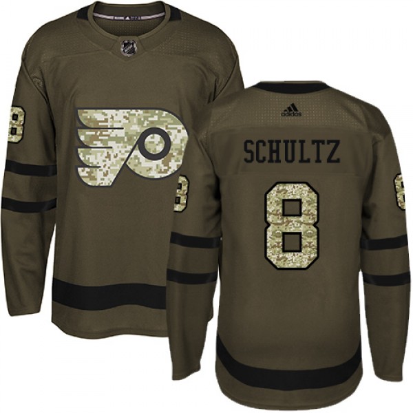 Adidas Philadelphia Flyers #8 Dave Schultz Green S...