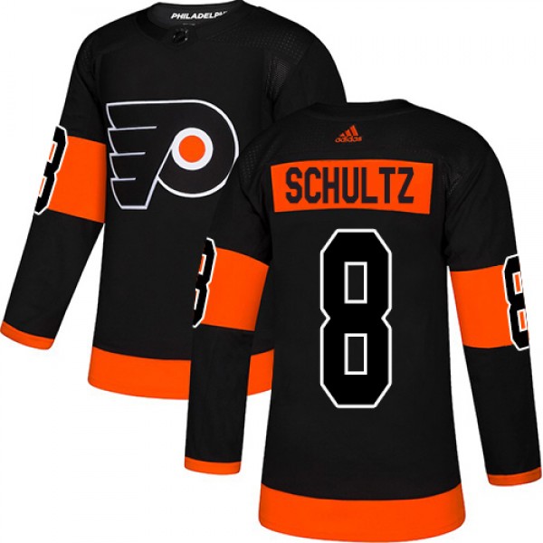 Adidas Philadelphia Flyers #8 Dave Schultz Black A...
