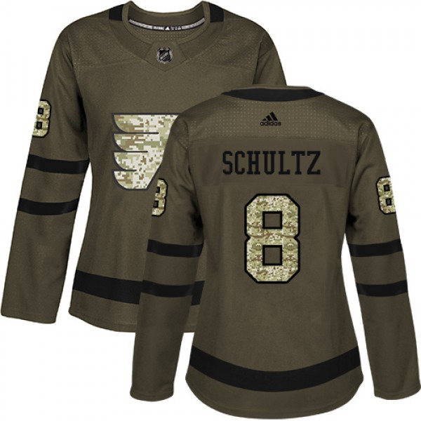 Adidas Philadelphia Flyers #8 Dave Schultz Green S...