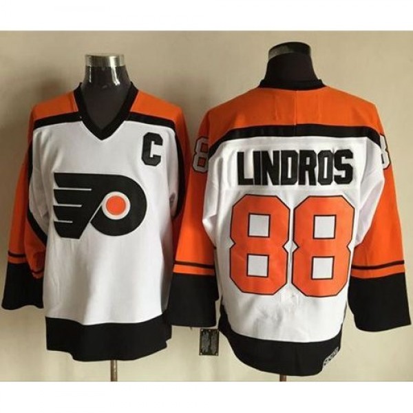 Philadelphia Flyers #88 Eric Lindros White/Black C...