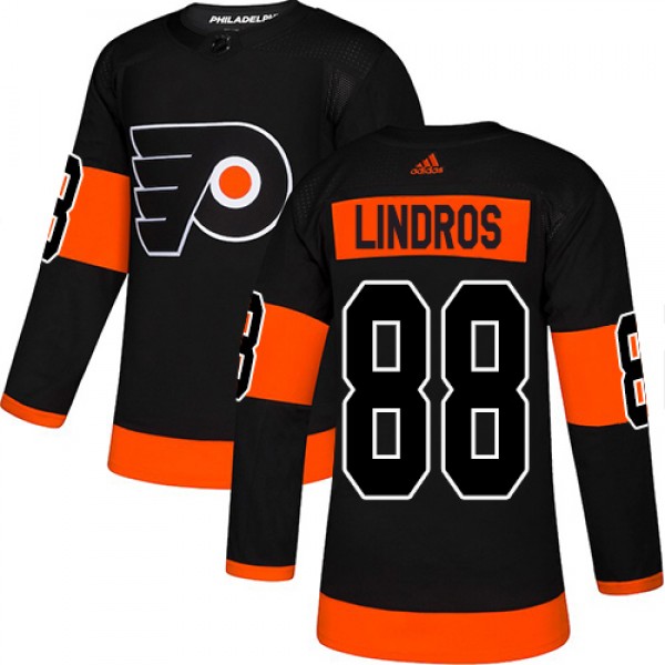 Adidas Philadelphia Flyers #88 Eric Lindros Black ...