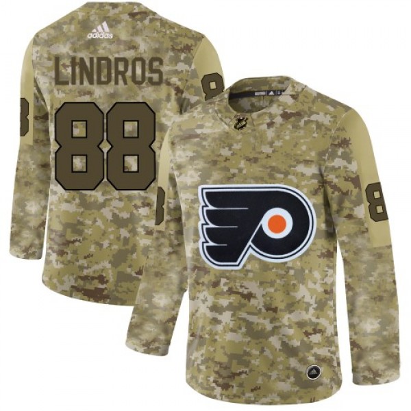 Adidas Philadelphia Flyers #88 Eric Lindros Camo A...