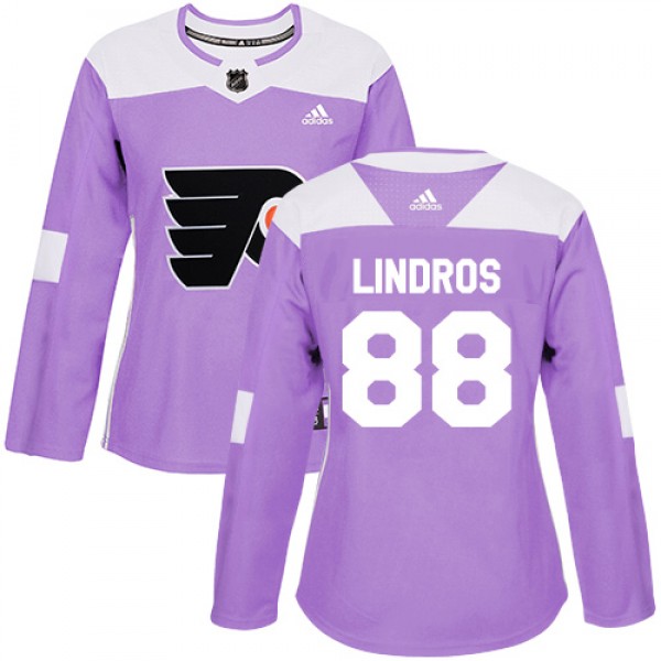 Adidas Philadelphia Flyers #88 Eric Lindros Purple...