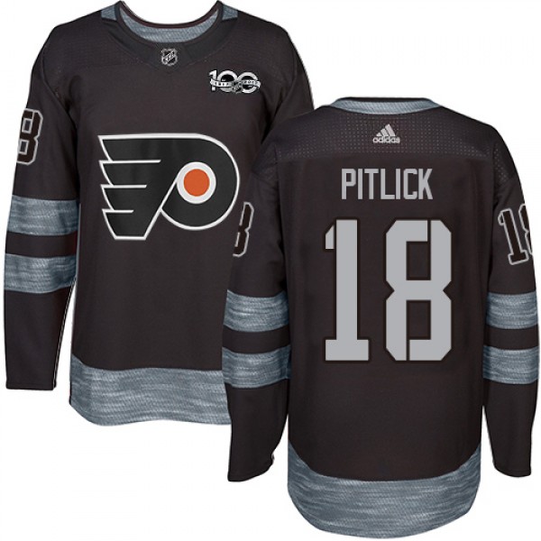 Adidas Philadelphia Flyers #18 Tyler Pitlick Black...
