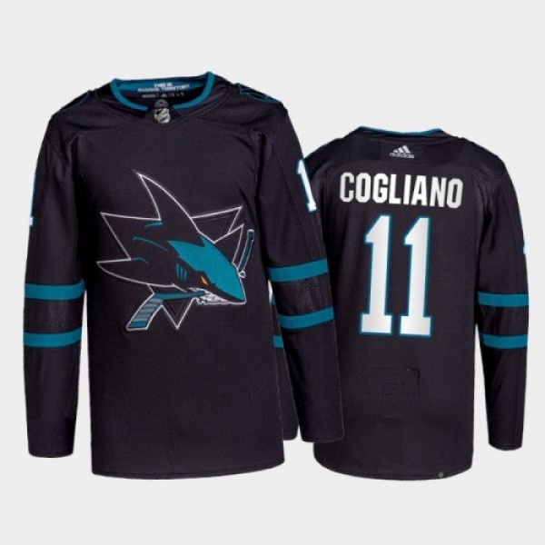 Adidas San Jose Sharks #11 Andrew Cogliano Men...