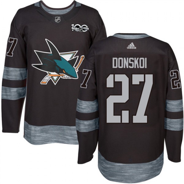 Adidas San Jose Sharks #27 Joonas Donskoi Black 19...