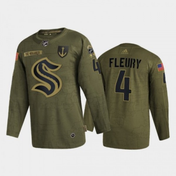Seattle Seattle Kraken #4 Haydn Fleury Men's ...