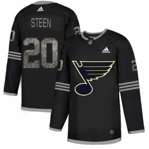 Adidas St. Louis Blues #20 Alexander Steen Black A...