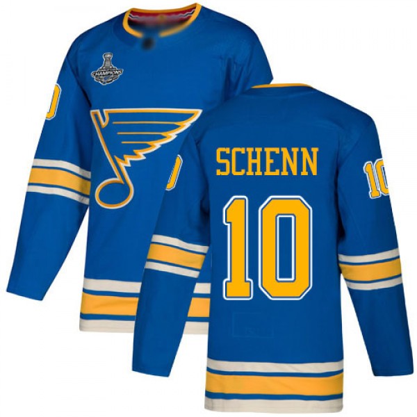 Adidas St. Louis Blues #10 Brayden Schenn Blue Alt...