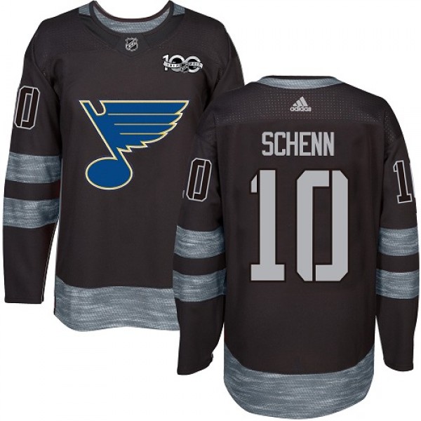 Adidas St. Louis Blues #10 Brayden Schenn Black 19...