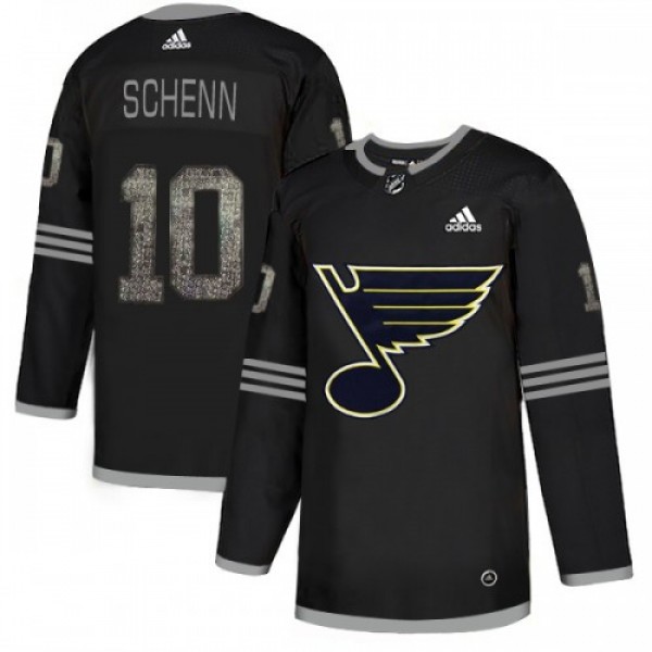 Adidas St. Louis Blues #10 Brayden Schenn Black Au...
