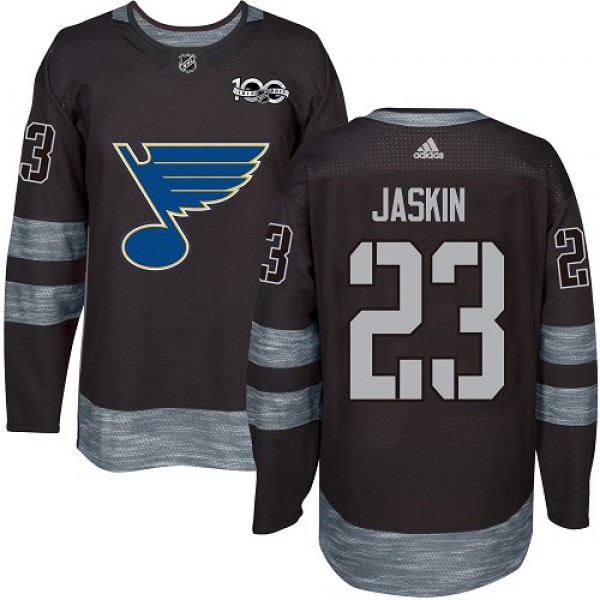 Adidas St. Louis Blues #23 Dmitrij Jaskin Black 19...