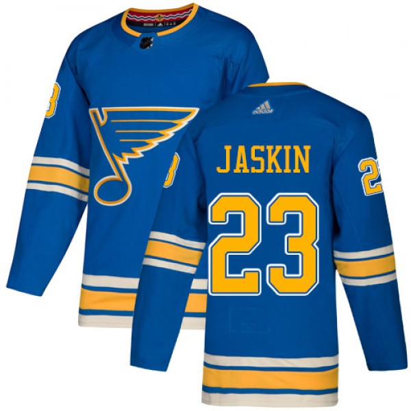Adidas St. Louis Blues #23 Dmitrij Jaskin Light Bl...