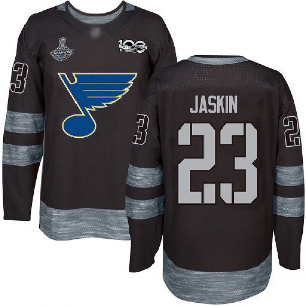 Adidas St. Louis Blues #23 Dmitrij Jaskin Black 19...