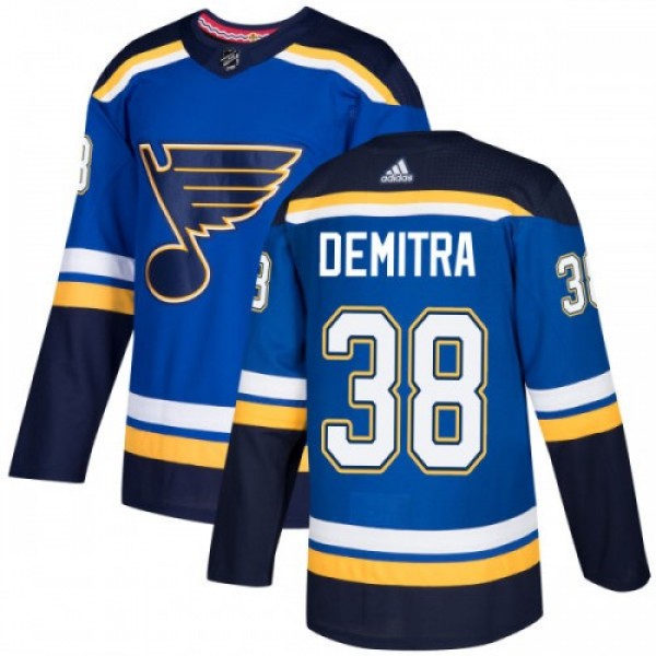 Adidas St. Louis Blues #38 Pavol Demitra Blue Home...