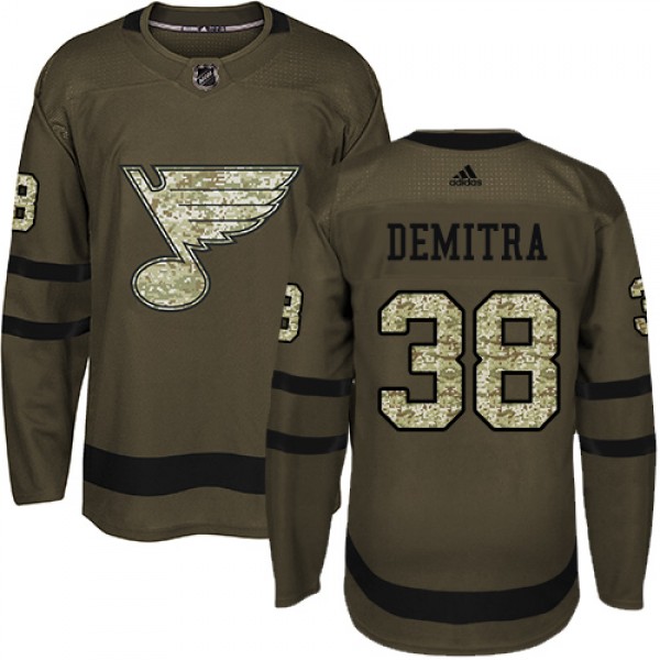 Adidas St. Louis Blues #38 Pavol Demitra Green Sal...