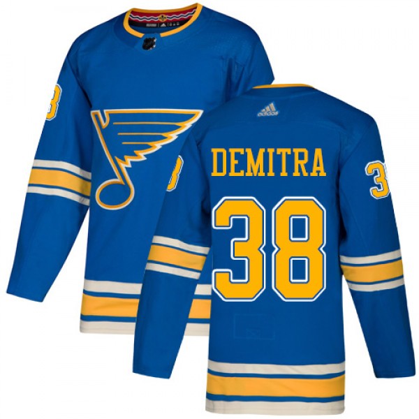 Adidas St. Louis Blues #38 Pavol Demitra Light Blu...