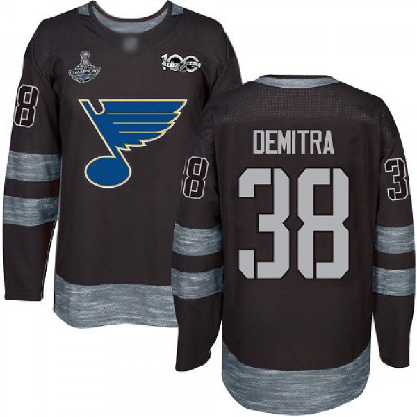 Adidas St. Louis Blues #38 Pavol Demitra Black 191...