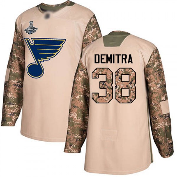Adidas St. Louis Blues #38 Pavol Demitra Camo Auth...