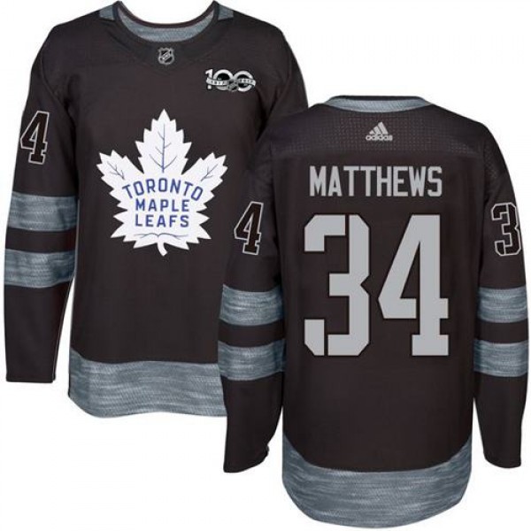 Adidas Toronto Maple Leafs #34 Auston Matthews Bla...