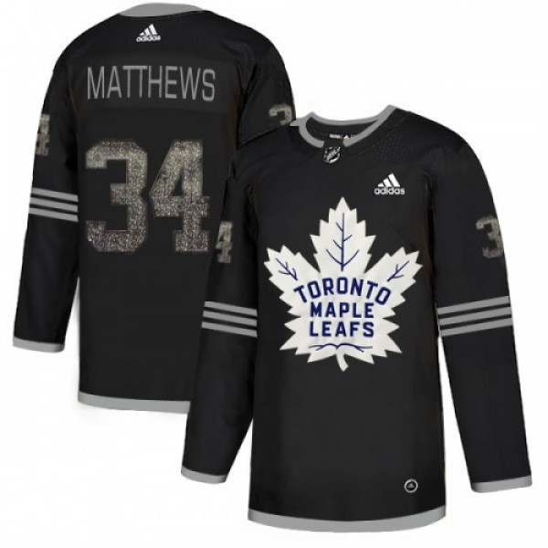Adidas Toronto Maple Leafs #34 Auston Matthews Bla...